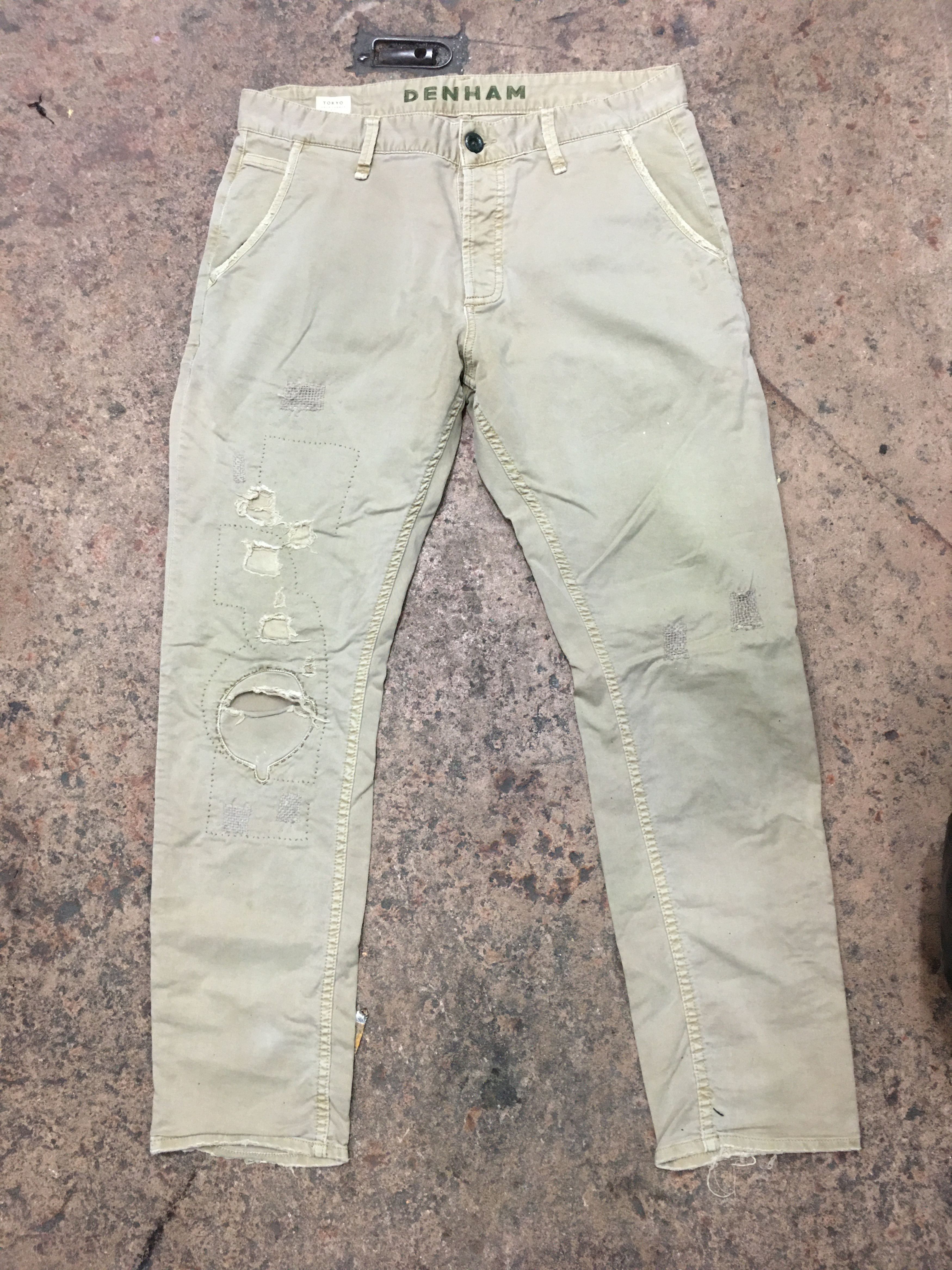 DENHAM DENHAM DISTRESSED PATCWORK Size US 36 / EU 52 - 1 Thumbnail