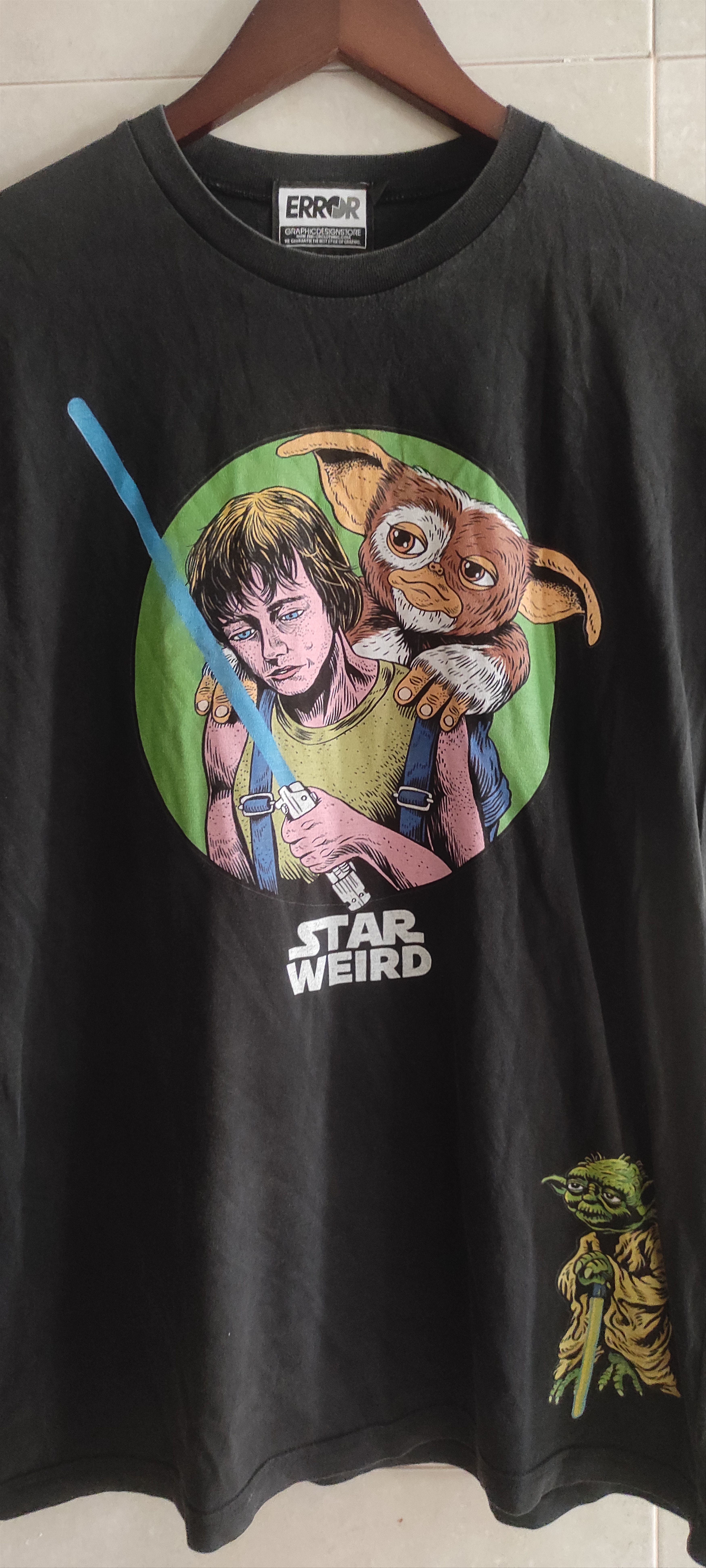 Star Wars × Vintage VTG Star Wars Yoda Underoos Graphic T shirt Size M Size US M / EU 48-50 / 2 - 2 Thumbnail