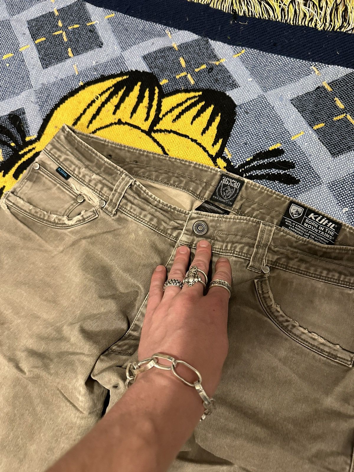 Kuhl Vintage Y2K Faded Green Kuhl Pants Size US 36 / EU 52 - 3 Thumbnail
