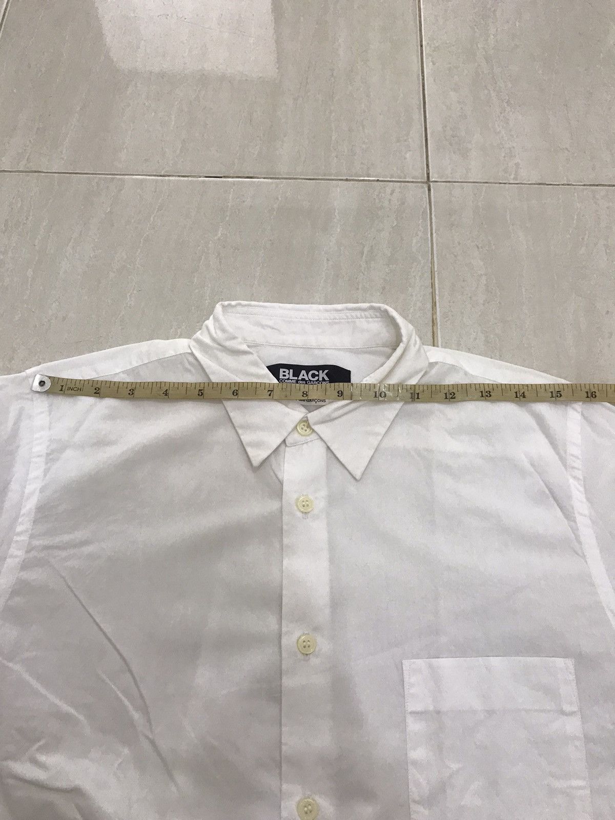 Comme des Garcons Black Comme des garcons Black White Shirt Size US M / EU 48-50 / 2 - 10 Thumbnail