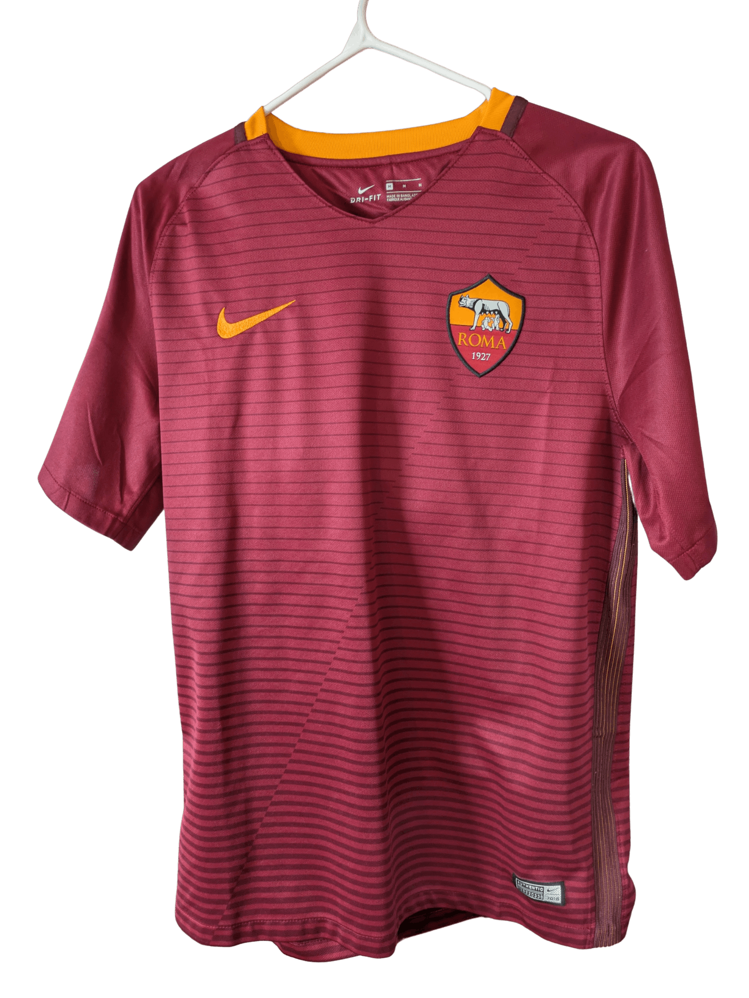 Nike AS Roma 2017/18 Home Jersey Size US M / EU 48-50 / 2 - 1 Thumbnail