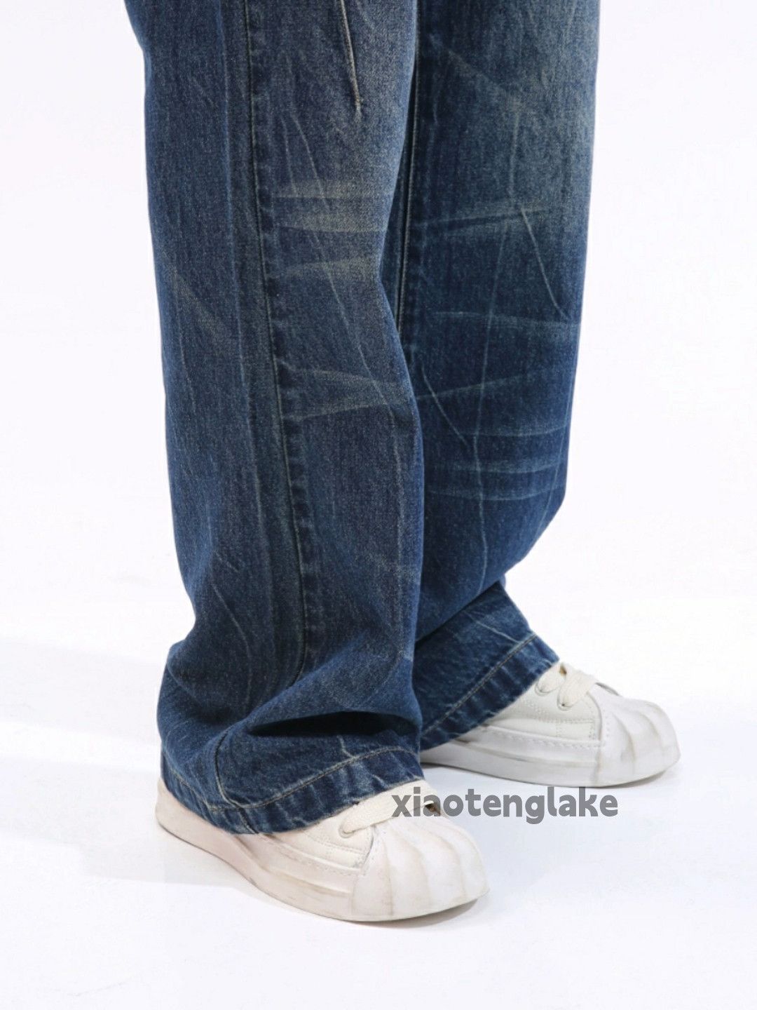 Jean × Vintage washed faded punk yuppie grunge bootcut jeans Size US 32 / EU 48 - 4 Thumbnail