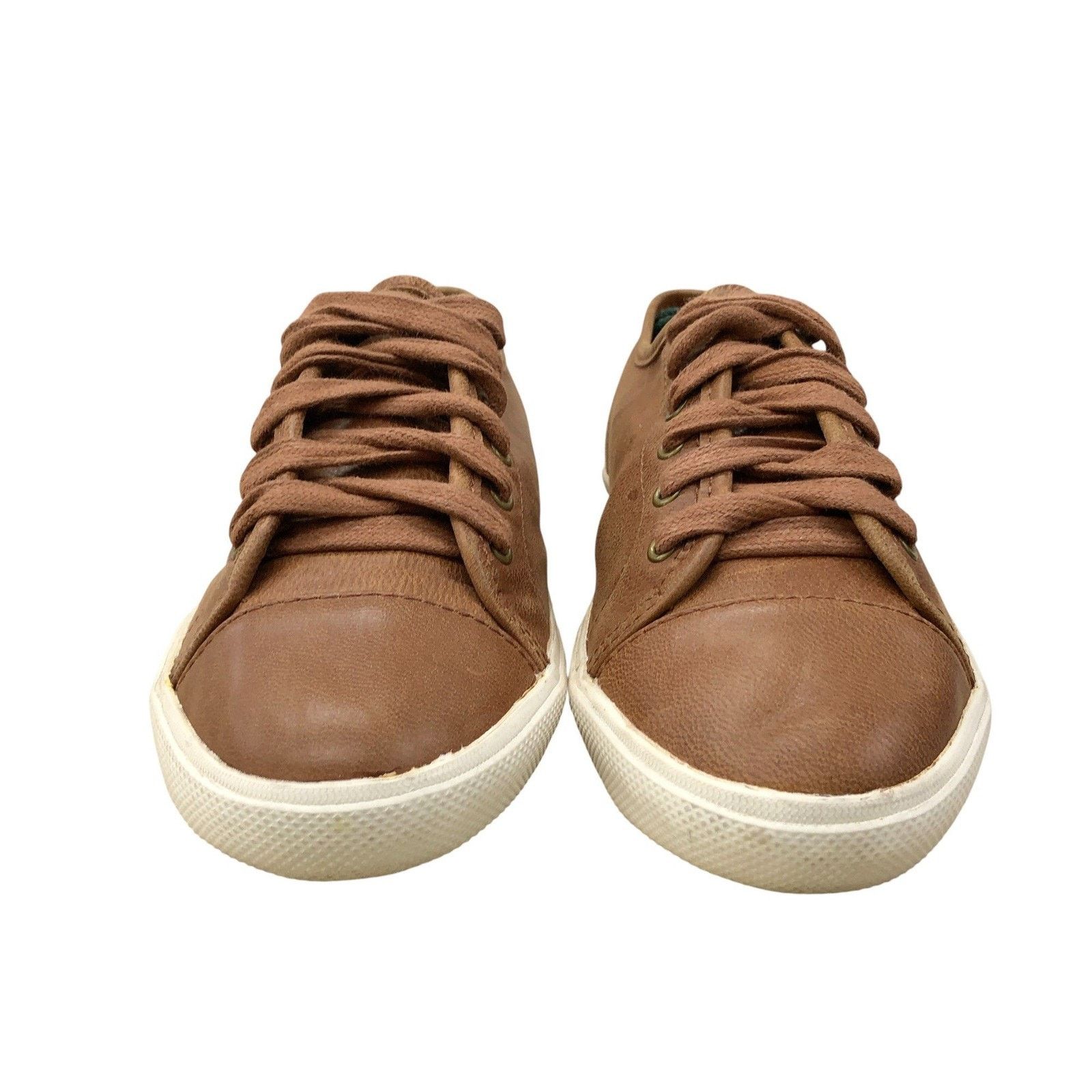 Frye Frye Shoes 7M Leather Low Top Sneakers Cognac Casual Lace Up Size US 7 / IT 37 - 7 Thumbnail