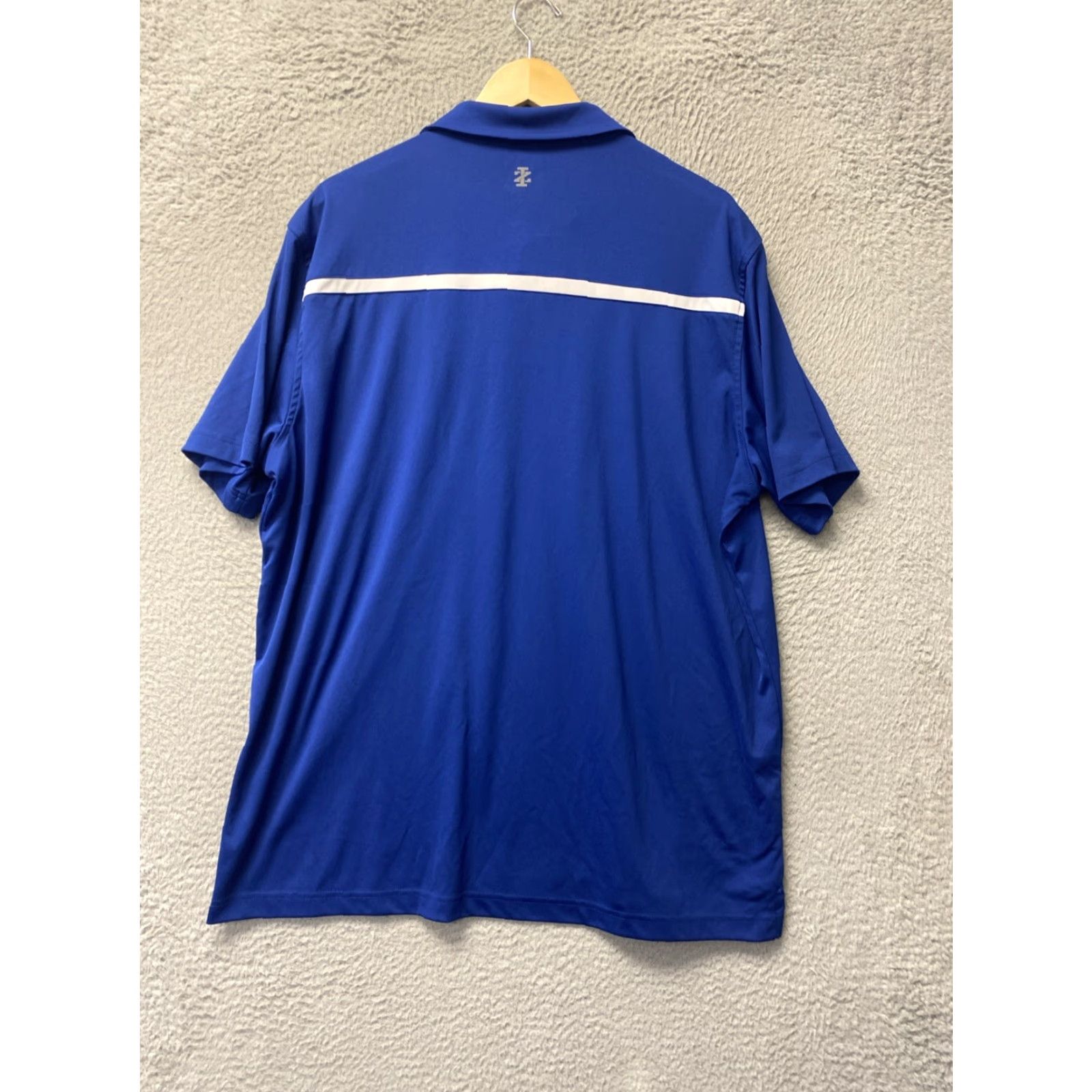 Izod IZOD Golf Polo Shirt XL Blue Collar 2-Button Patch Logo Short Sleeve Collared Regular Fit Men /124-40 Size US XL / EU 56 / 4 - 7 Thumbnail