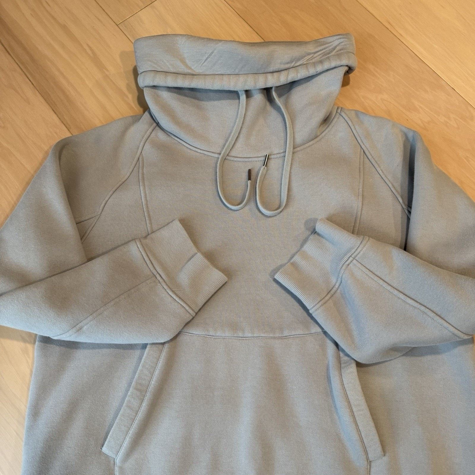 Helmut Lang Helmut Lang Hoodie Women's Gray Cowl Neck Fleece Pullover Size XXL / US 16-18 / IT 52-54 - 4 Thumbnail