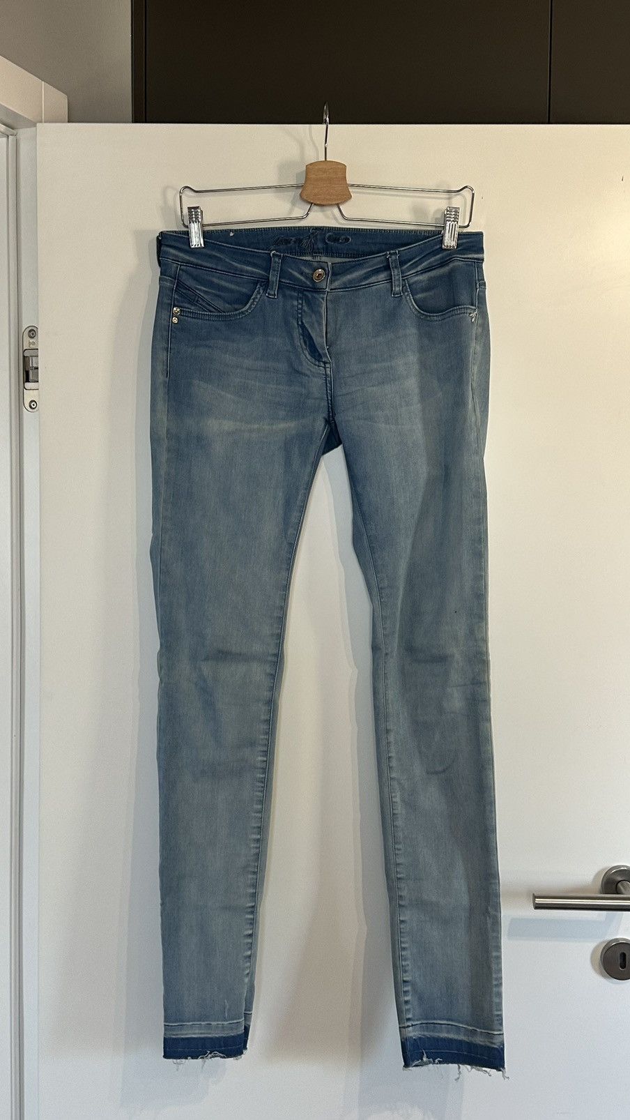 Vintage SKINNY JEANS - VINTAGE Size 30" / US 8 / IT 44 - 1 Thumbnail