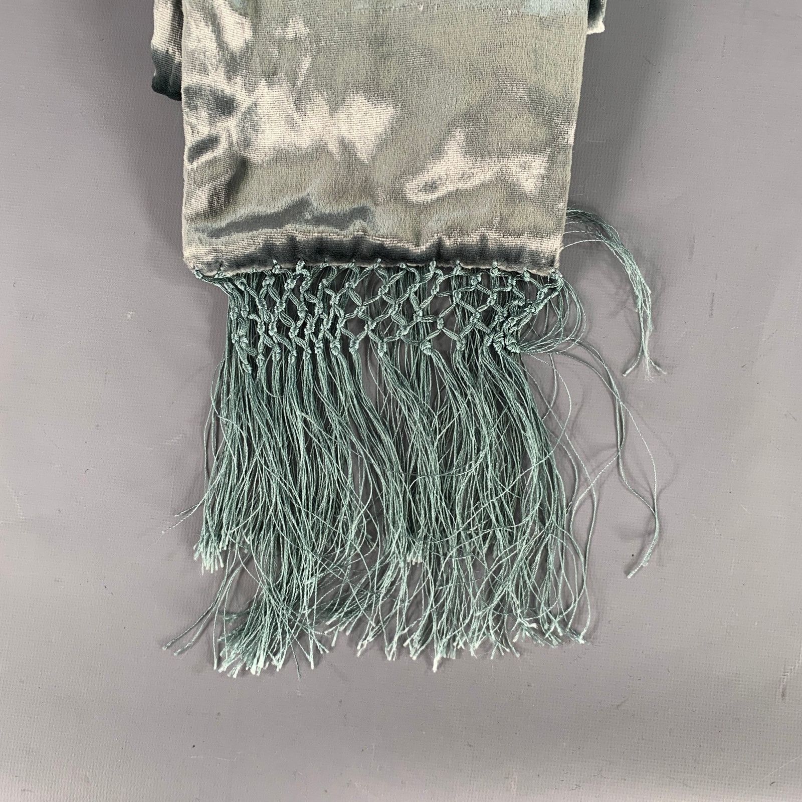 Max Mara MAX MARA Silver Scarves Size ONE SIZE - 2 Thumbnail