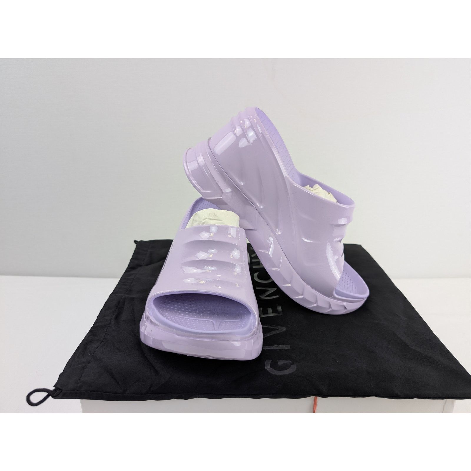 Givenchy o1rshd1 Marshmallow Sandals in Lilac Size US 11 / IT 41 - 16 Thumbnail