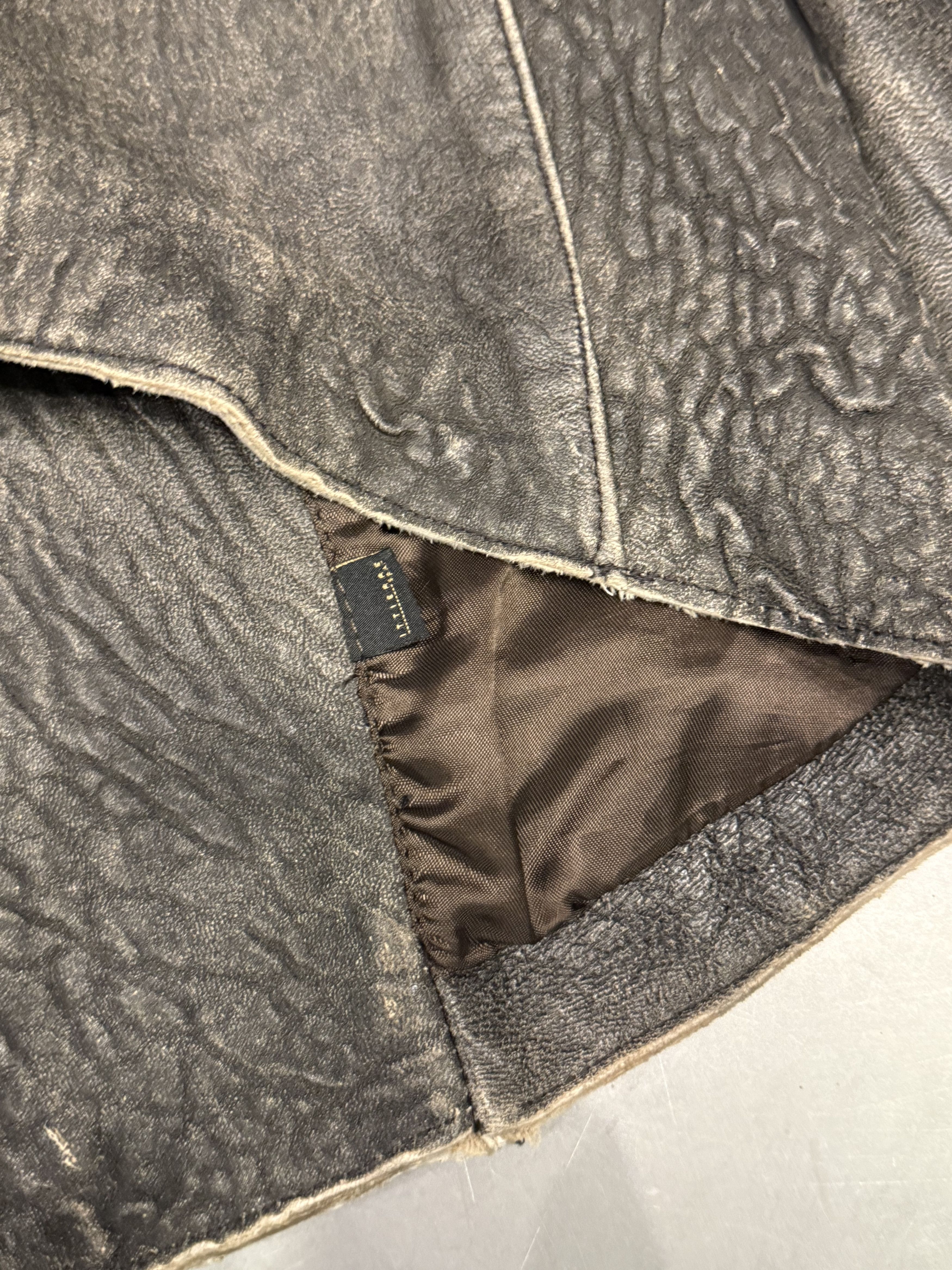 Just Cavalli Just Cavalli vintage texturized leather fitted jacket Size M / US 6-8 / IT 42-44 - 4 Thumbnail