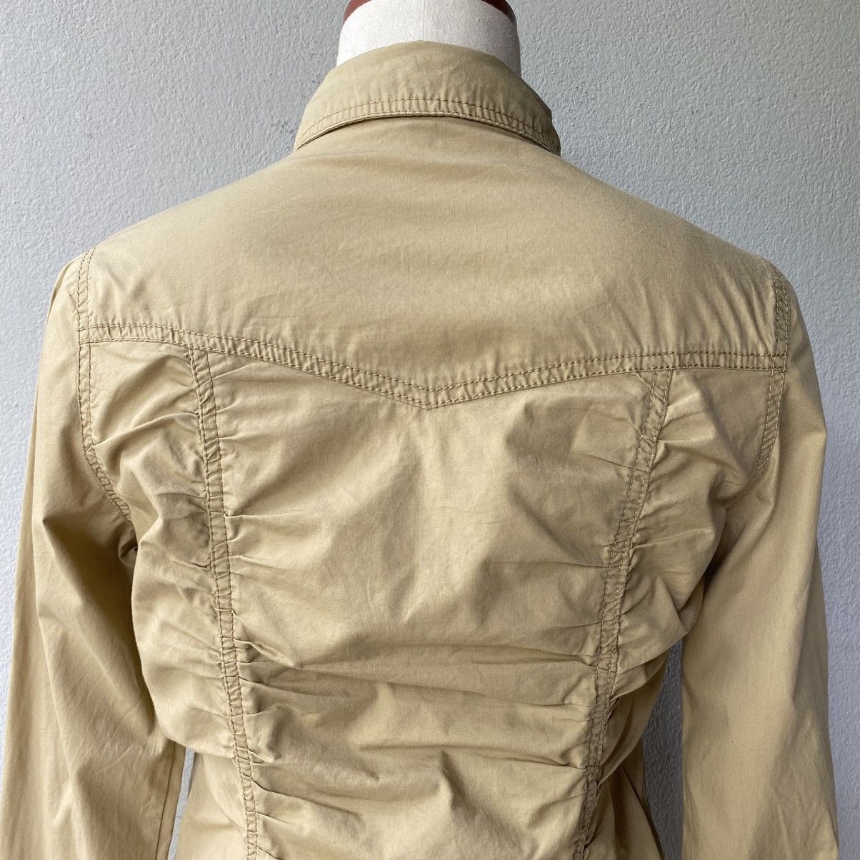 Japanese Brand Y2K PUNK SKY bumble Beige Utility Shirt Size M / US 6-8 / IT 42-44 - 18 Thumbnail