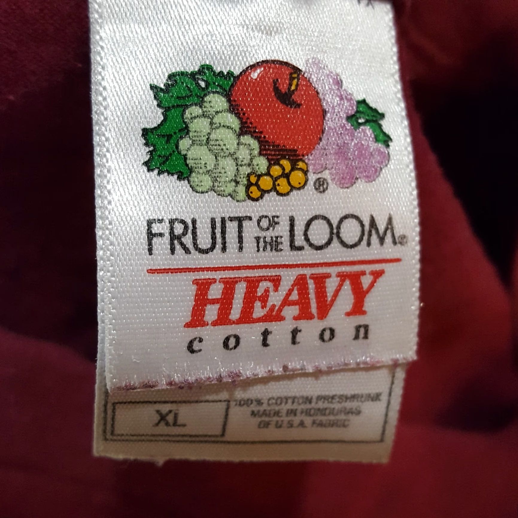 Fruit Of The Loom VINTAGE Fruit of the Loom Virginia Tech T-Shirt Red XL Short Sleeve Men's Y2K College Sports Retro Size US XL / EU 56 / 4 - 6 Thumbnail