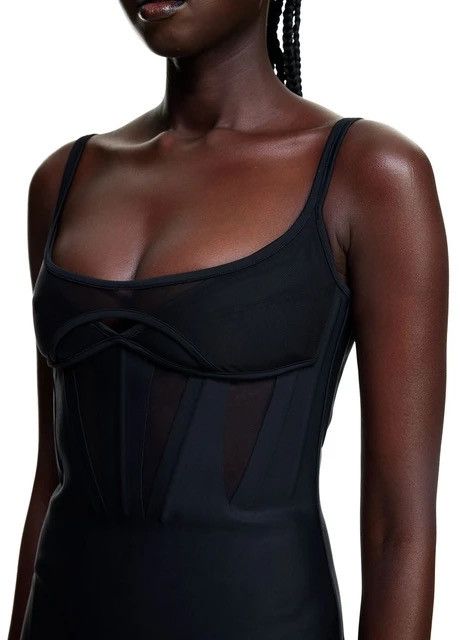 Mugler Mugler x H&M Corset-style Mini Dress Size M / US 6-8 / IT 42-44 - 5 Thumbnail