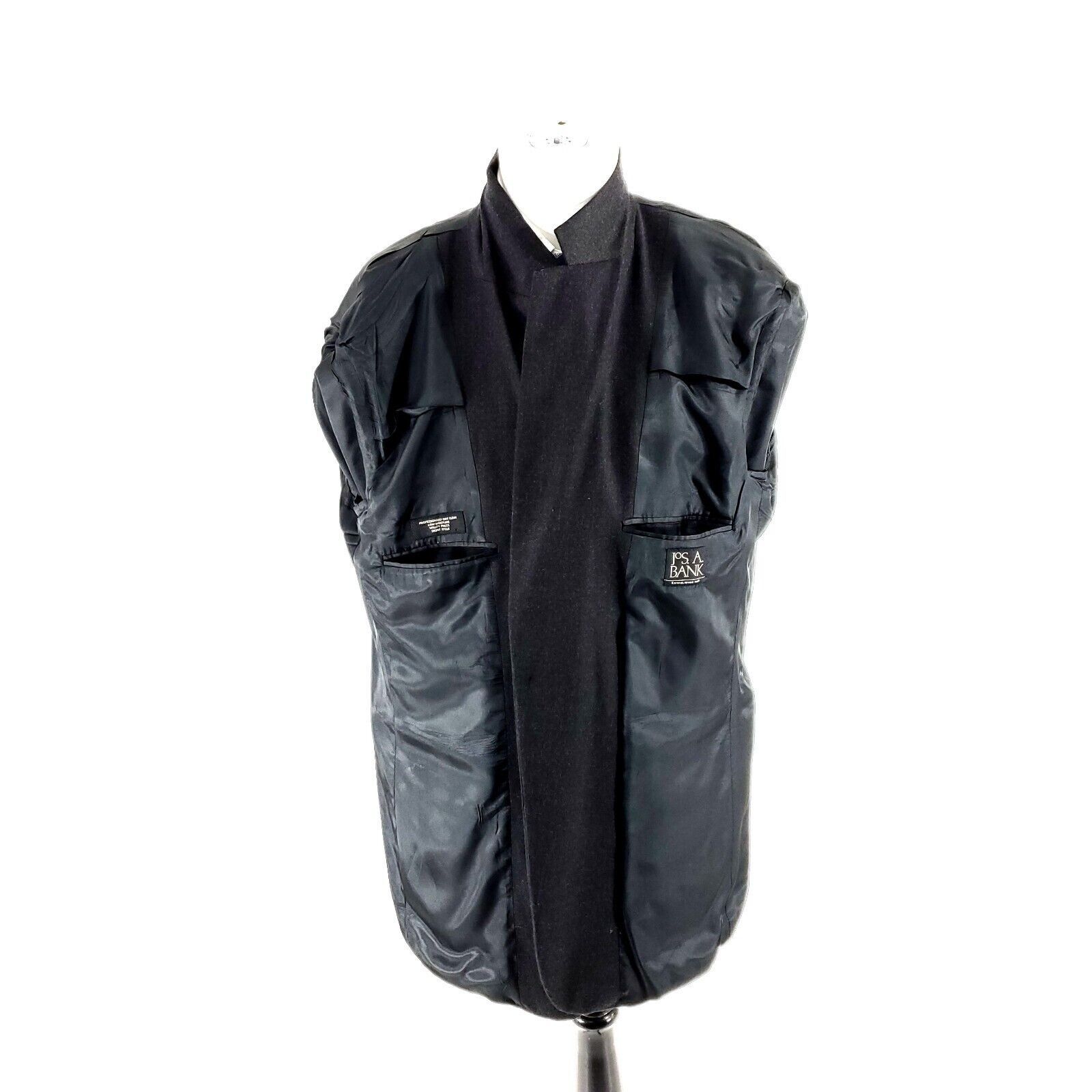 Jos. A. Bank Jos A Bank Wool Cashmere 2 Button Blazer 46L Gray Size 46L - 9 Thumbnail