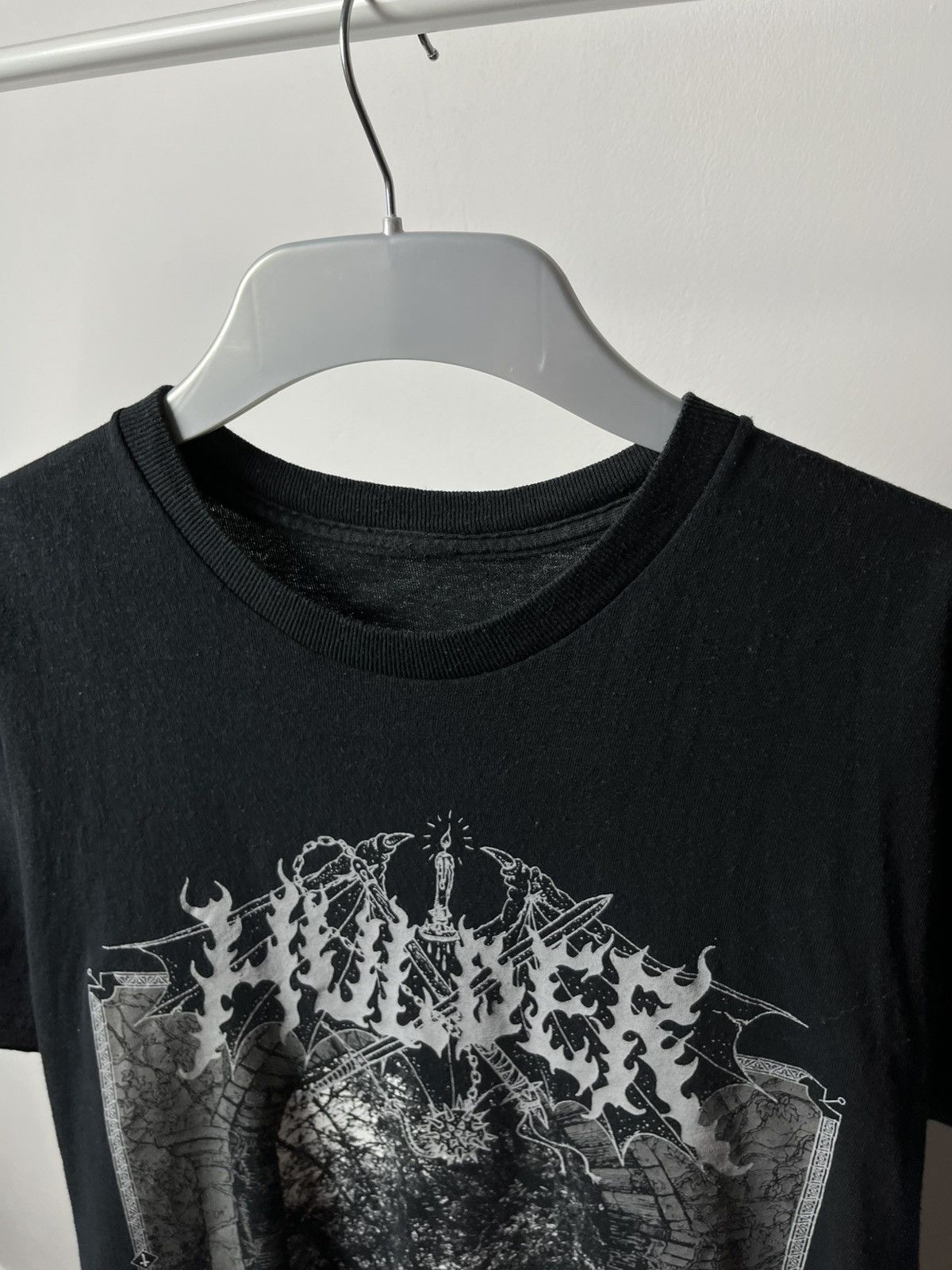 Band Tees Hulder Godslastering Black Metal T-Shirt Size L Size US L / EU 52-54 / 3 - 6 Thumbnail