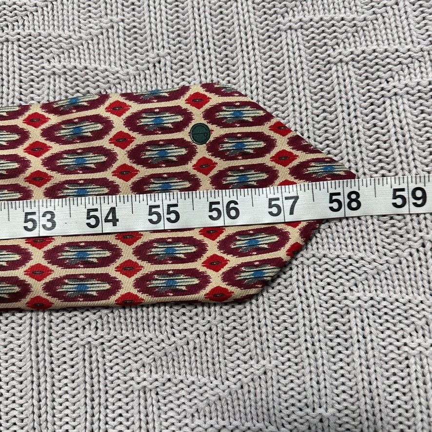 Vintage Dunhill red abstract silk tie Size ONE SIZE - 5 Thumbnail