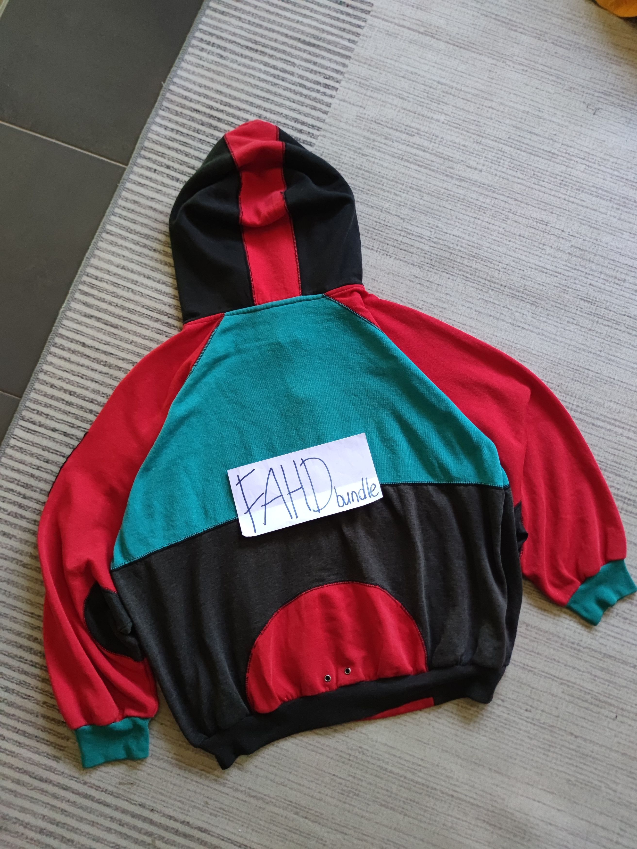 Adidas Vintage Multicolour Adidas Half Zipper Hoodie Size US L / EU 52-54 / 3 - 2 Thumbnail