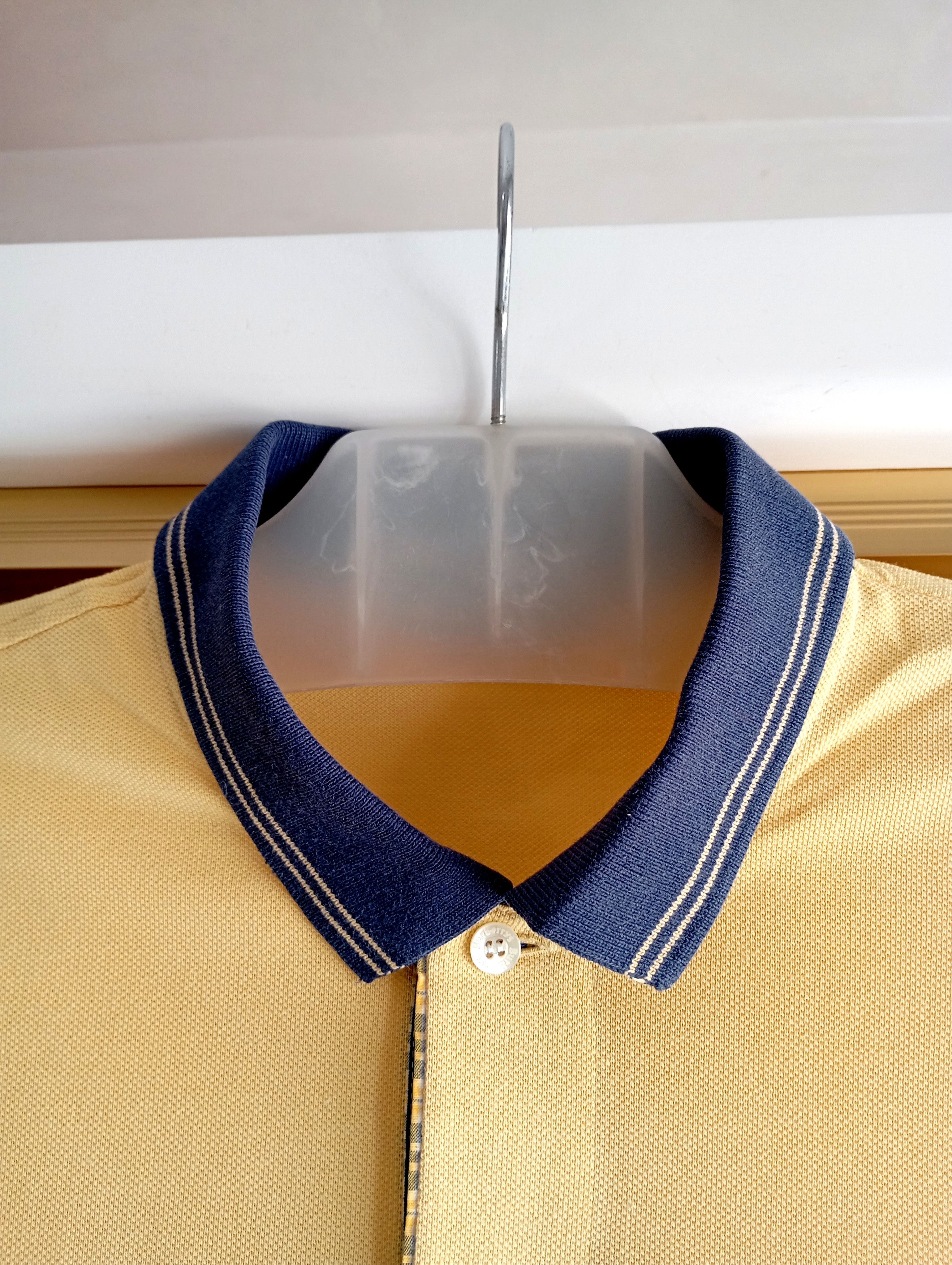 Burberry Vintage Burberry London Short Sleeve Polo T Shirt Tee Size US L / EU 52-54 / 3 - 6 Thumbnail