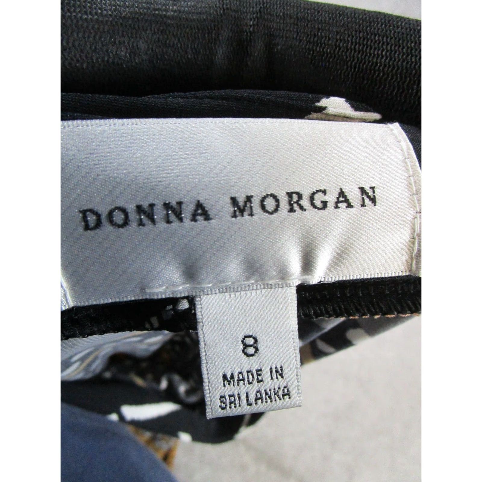 Donna Morgan Donna Morgan Dress Womens 8 Brown Black Bodycon New Size M / US 6-8 / IT 42-44 - 4 Thumbnail