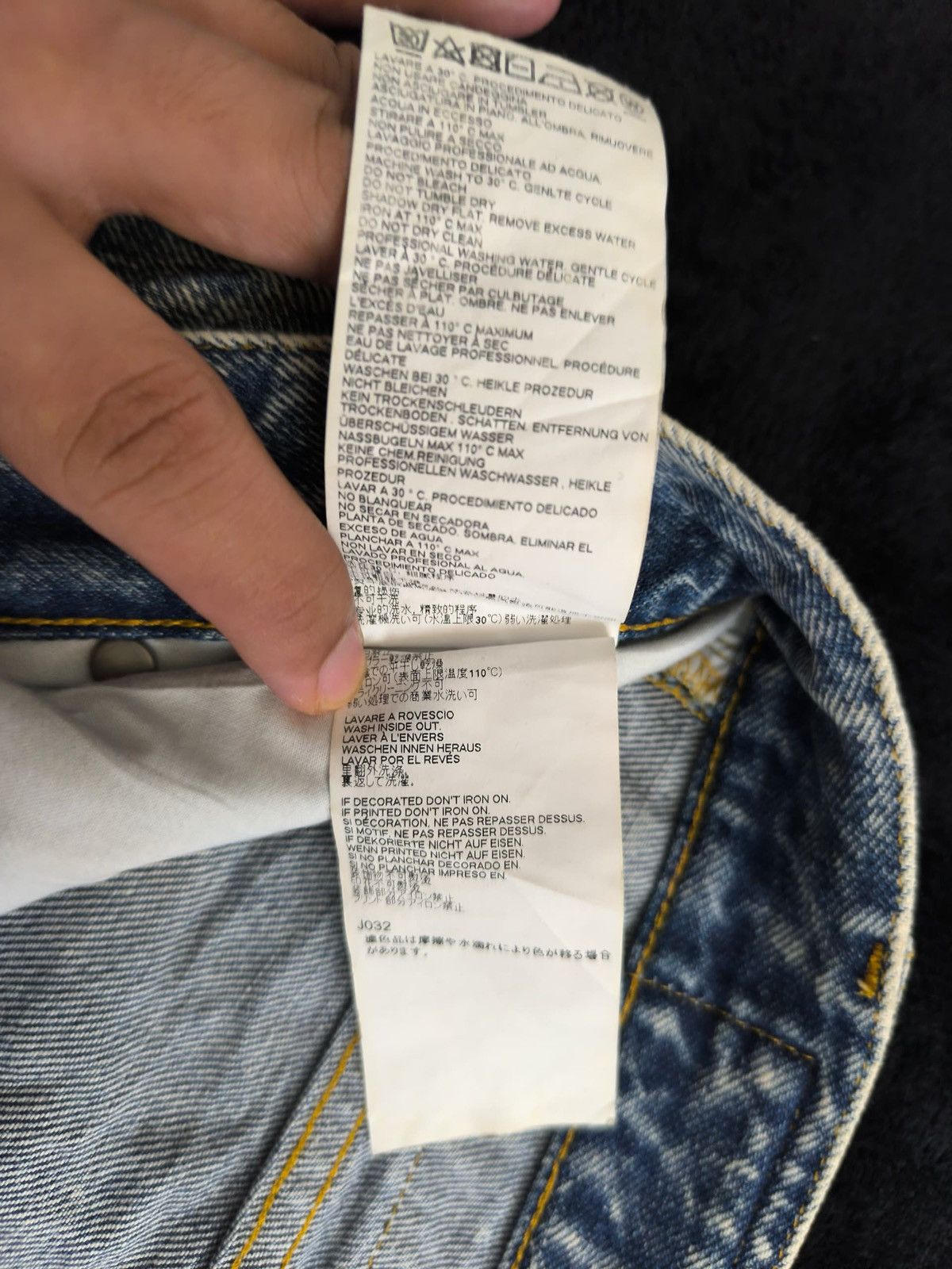 Maison Margiela Maison Margiela Acid Wash Stereotype Denim Size US 32 / EU 48 - 9 Thumbnail