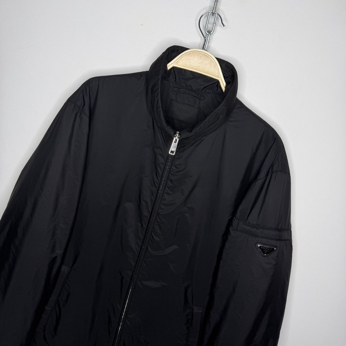 Prada Prada Milano Jacket Re-Nylon Archive Black RARE Size US XL / EU 56 / 4 - 4 Thumbnail