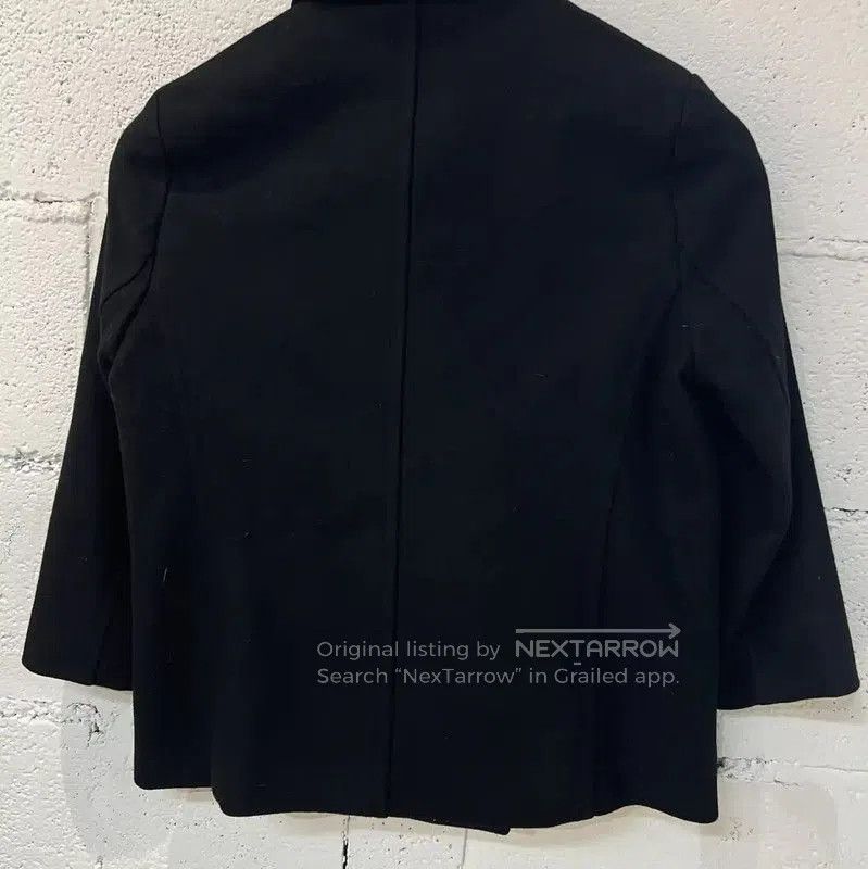 Burberry Burberry Black Wool Blend Women's Trench Coat. Size S / US 4 / IT 40 - 2 Thumbnail