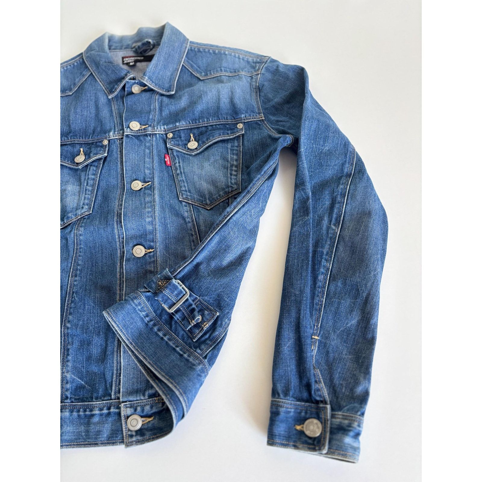 Japanese Brand × Levi's × Levi's Vintage Clothing Vintage Levi's Engineered Jeans Jacket Rare Cinch Denim Y2K Size US M / EU 48-50 / 2 - 3 Thumbnail