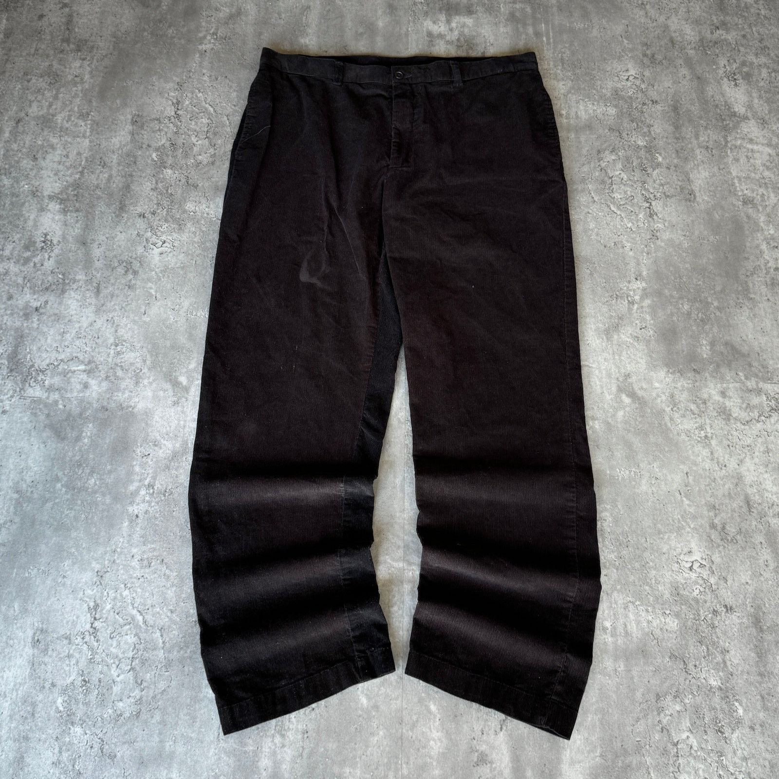 Club Room × Vintage Vintage Y2K Baggy Corduroy Tonal Black Skater Style Pants Size US 38 / EU 54 - 1 Thumbnail