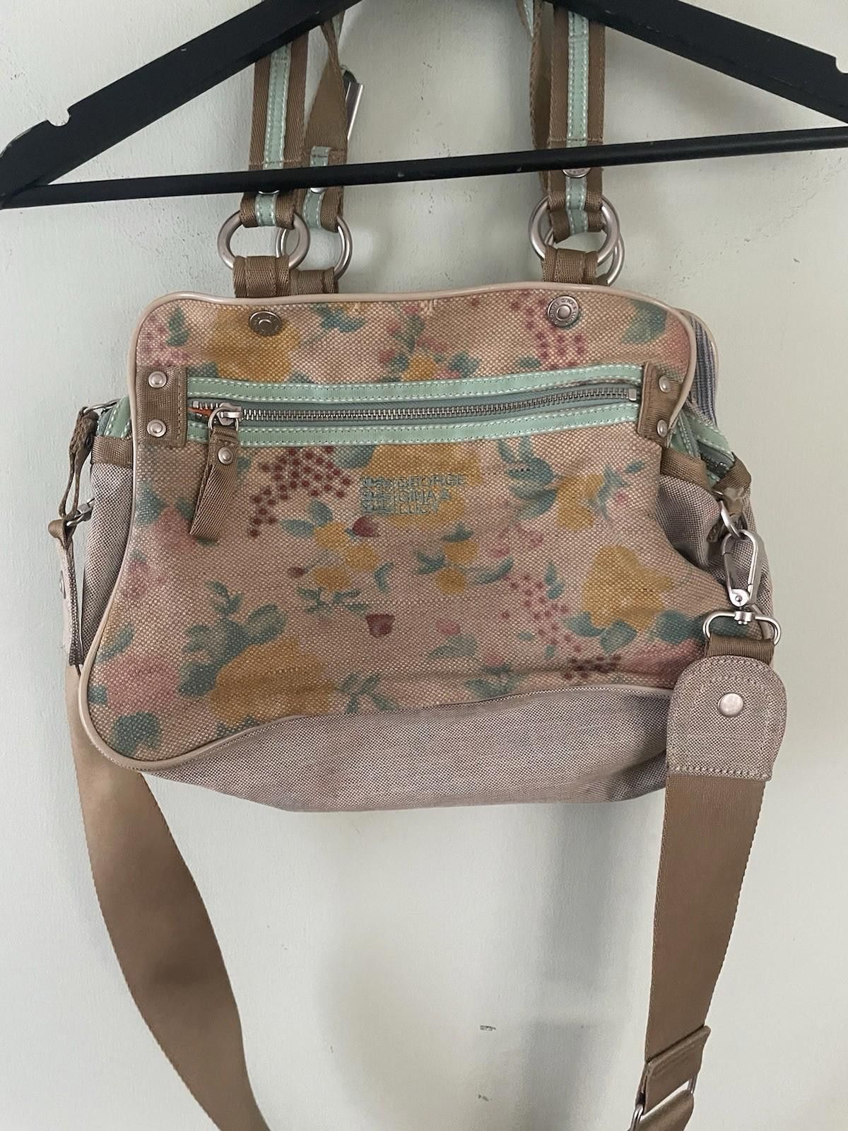 Other George Gina Lucy Linen Canvas Floral Colourful Y2K Handbag Size ONE SIZE - 7 Thumbnail