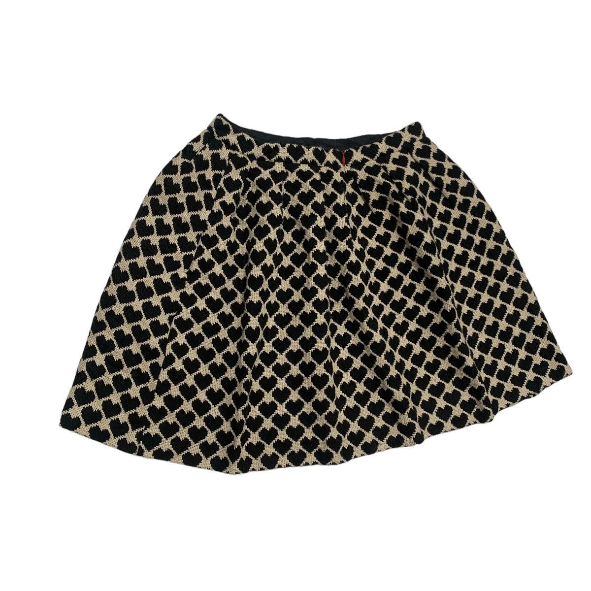 agnes b. Agnes B Love Polka Dot Skirt Size 26" / US 2 / IT 38 - 2 Thumbnail