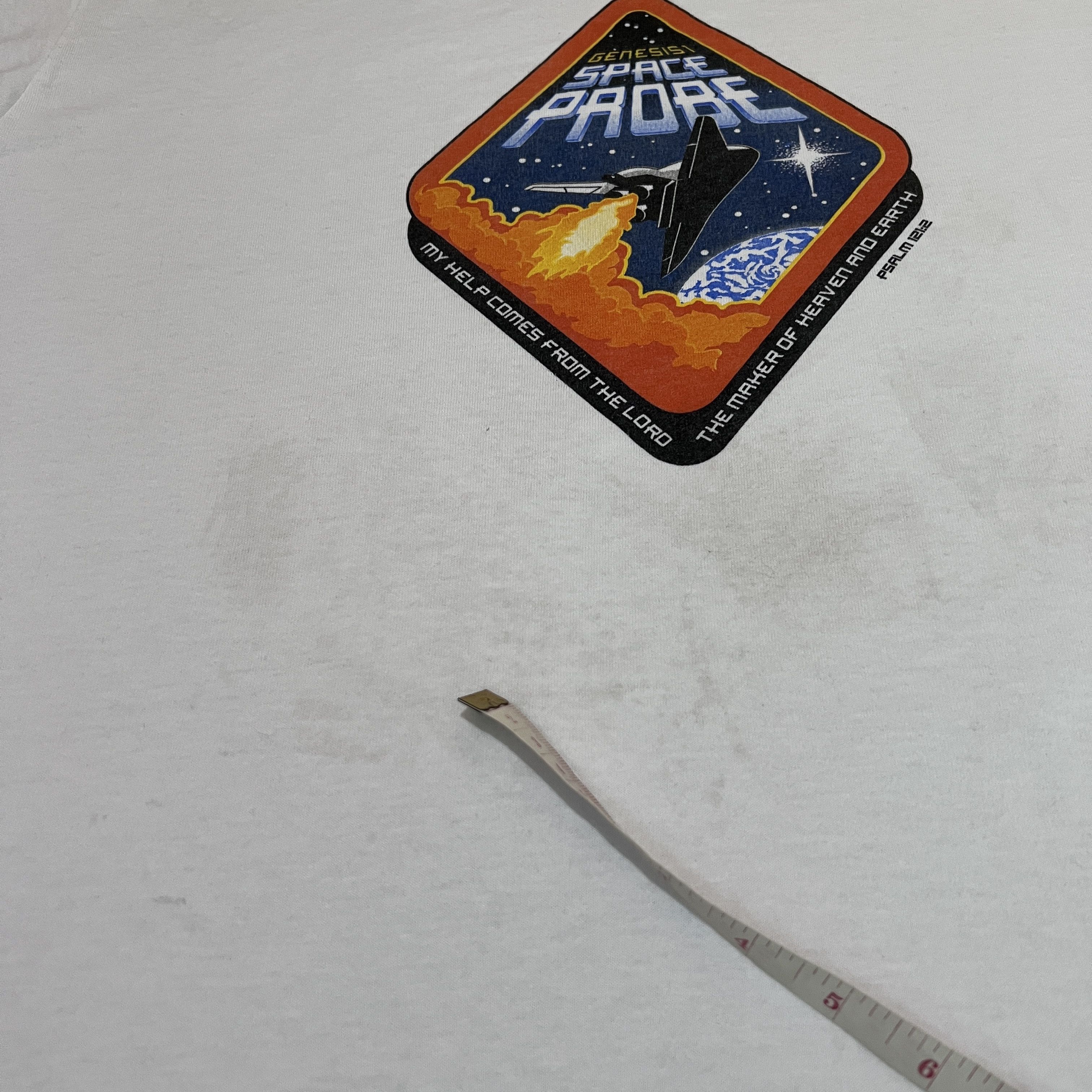 Vintage Vintage Y2K Genesis I SPACE PRPBE Jesus God Holy Bible Tee Size US L / EU 52-54 / 3 - 5 Thumbnail