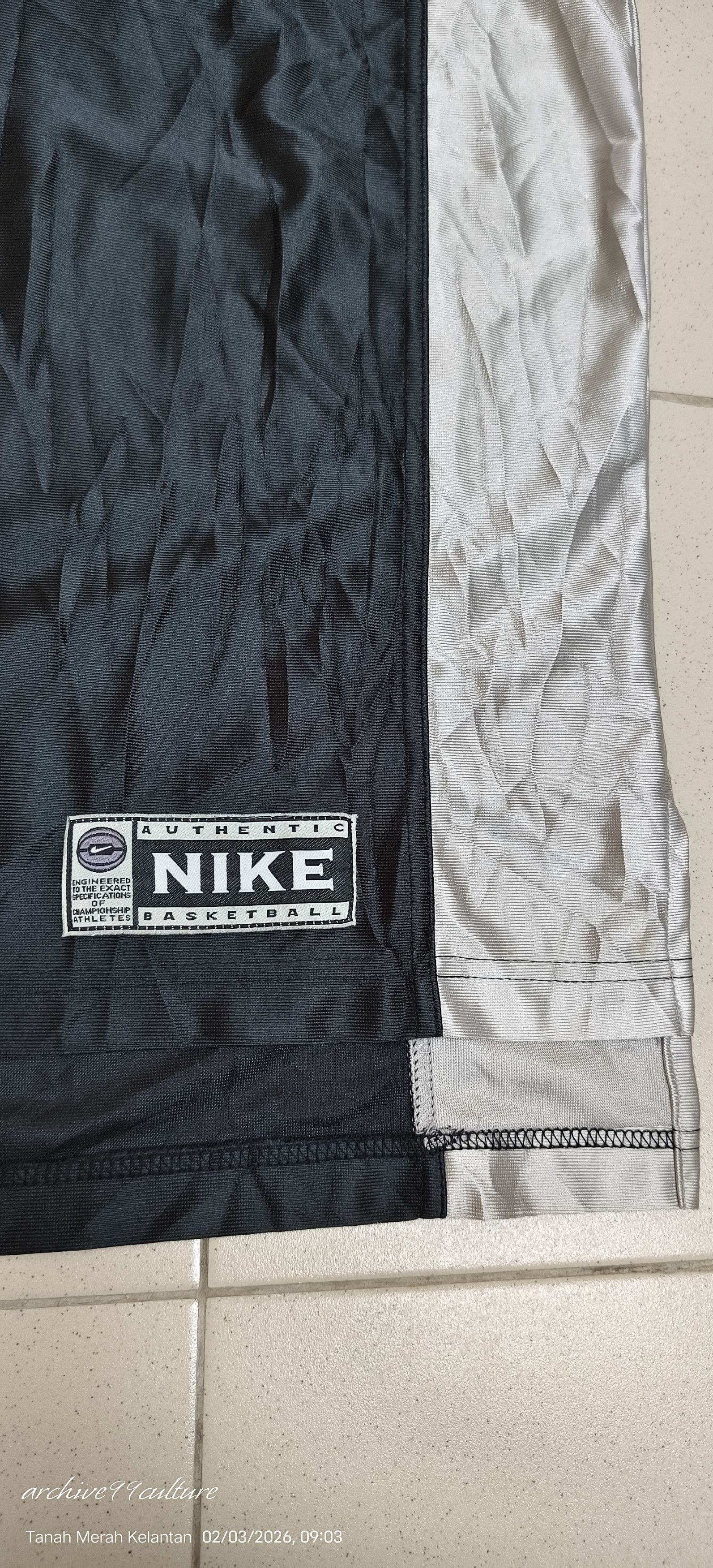 Nike Vintage 90s Nike Basketball Authentic Jersey Size US M / EU 48-50 / 2 - 6 Thumbnail