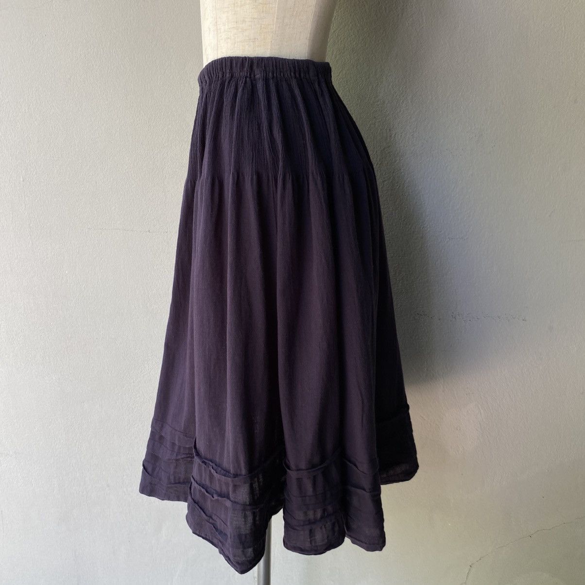 Tsumori Chisato Tsumori Chisato Black Flared Midi Skirt Size 25" / US 0 / IT 36 - 4 Thumbnail