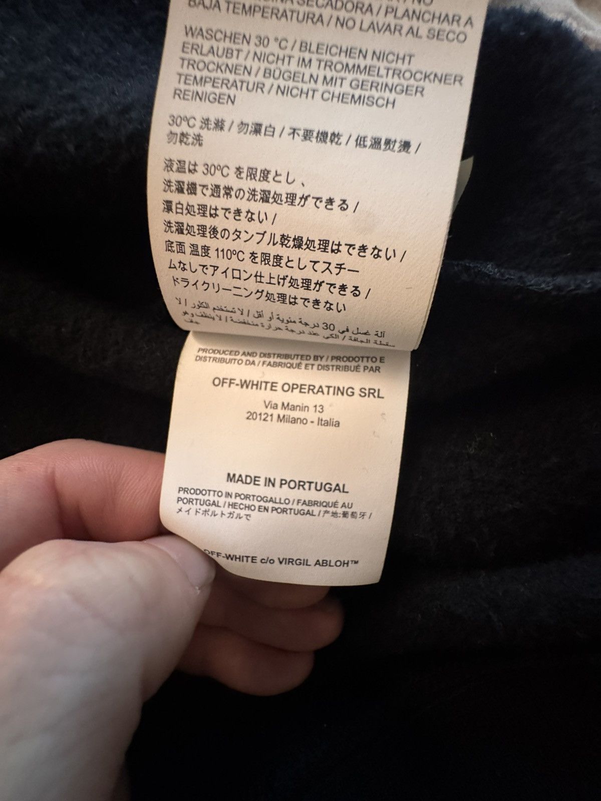 Off-White Off-White Black Crewneck Sweatshirt Size US L / EU 52-54 / 3 - 8 Thumbnail