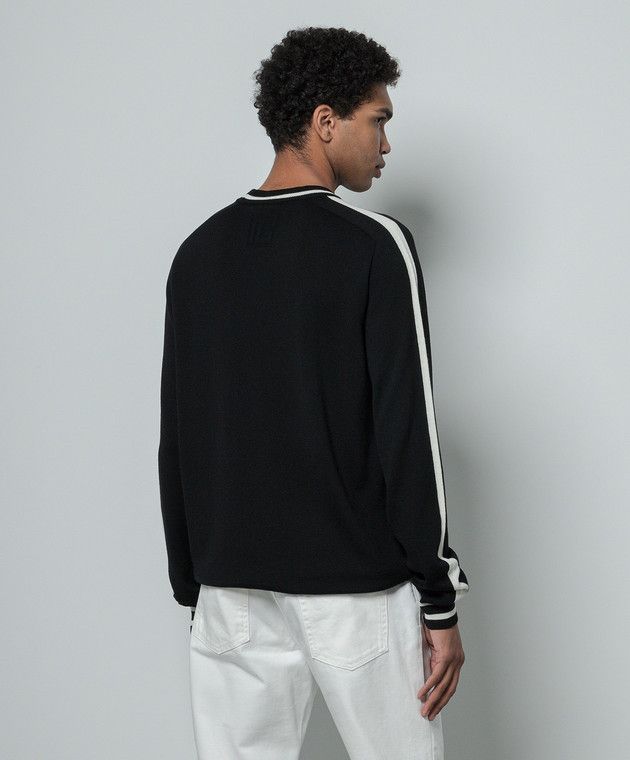 Balmain o1loc1c1125 Sweater in Black Size US L / EU 52-54 / 3 - 4 Thumbnail