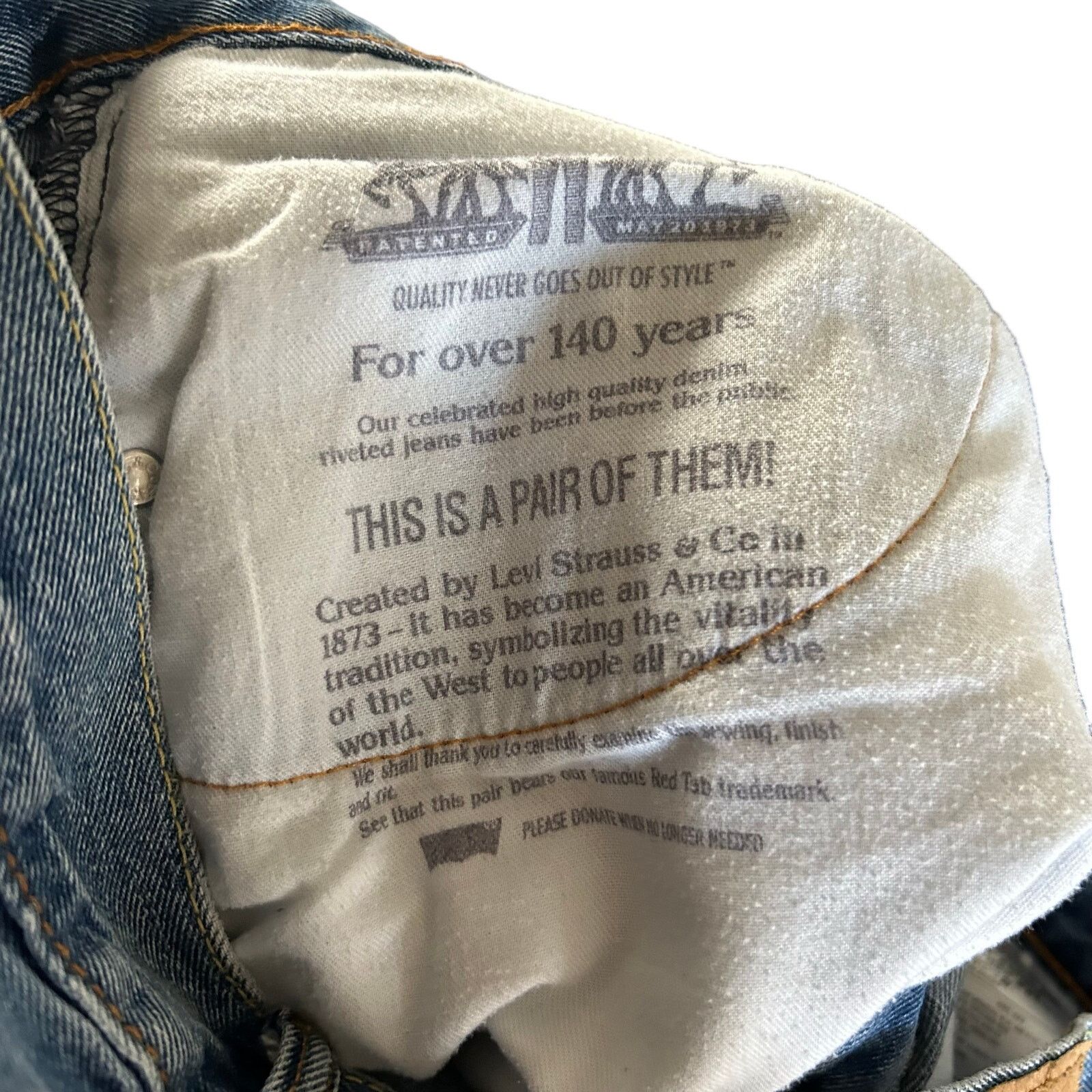 Levi's Levi's 505 Regular Fit Denim Jeans Men's Size 34x30 Y2K Rare Size US 34 / EU 50 - 11 Thumbnail