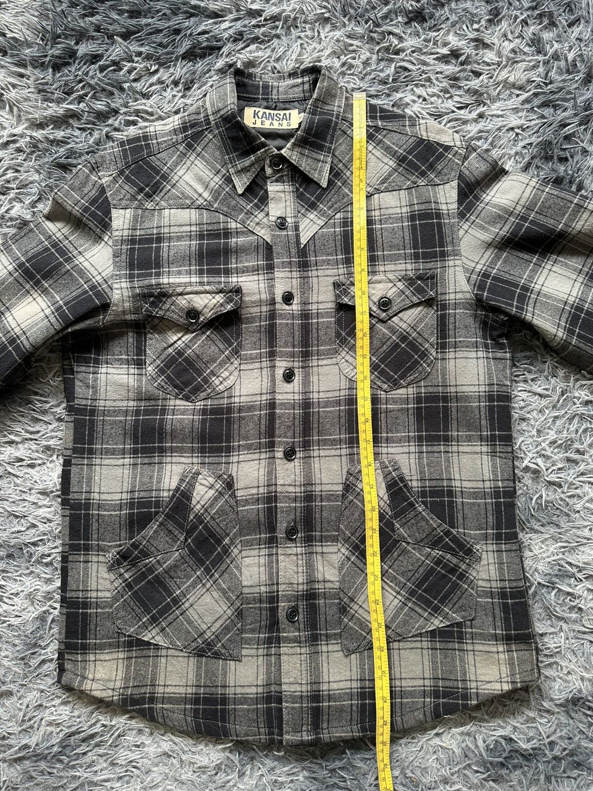 Kansai Yamamoto 🔥Avantgarde🔥 00's Kansai Jeans plaid quilted jacket Size US M / EU 48-50 / 2 - 7 Thumbnail