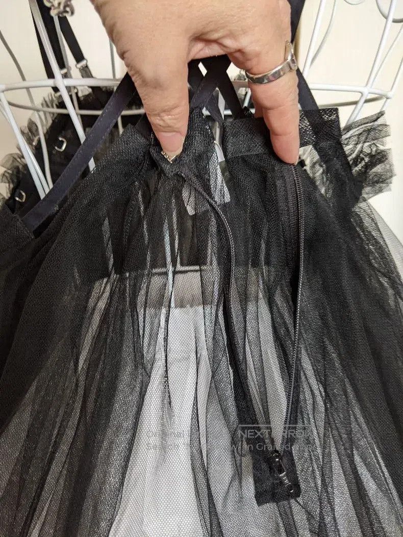 Comme des Garcons Comme Des Garcons Black retro tulle design backless skirt Size S / US 4 / IT 40 - 6 Thumbnail