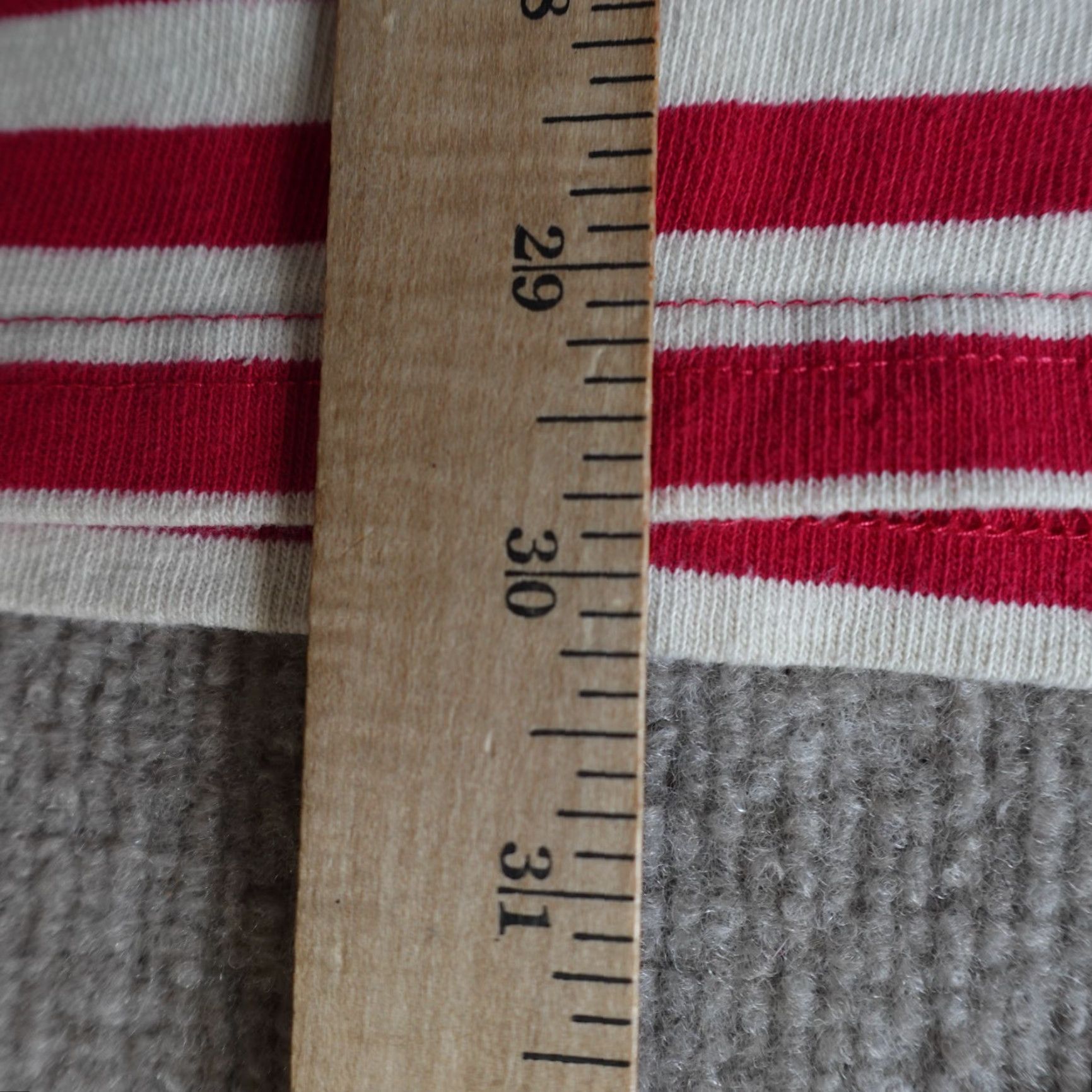 Fear of God Fear of God Mens Shirt Large Red Striped Mock Neck 100% Cotton Shirt L Red Mens T-Shirt Size US L / EU 52-54 / 3 - 2 Thumbnail