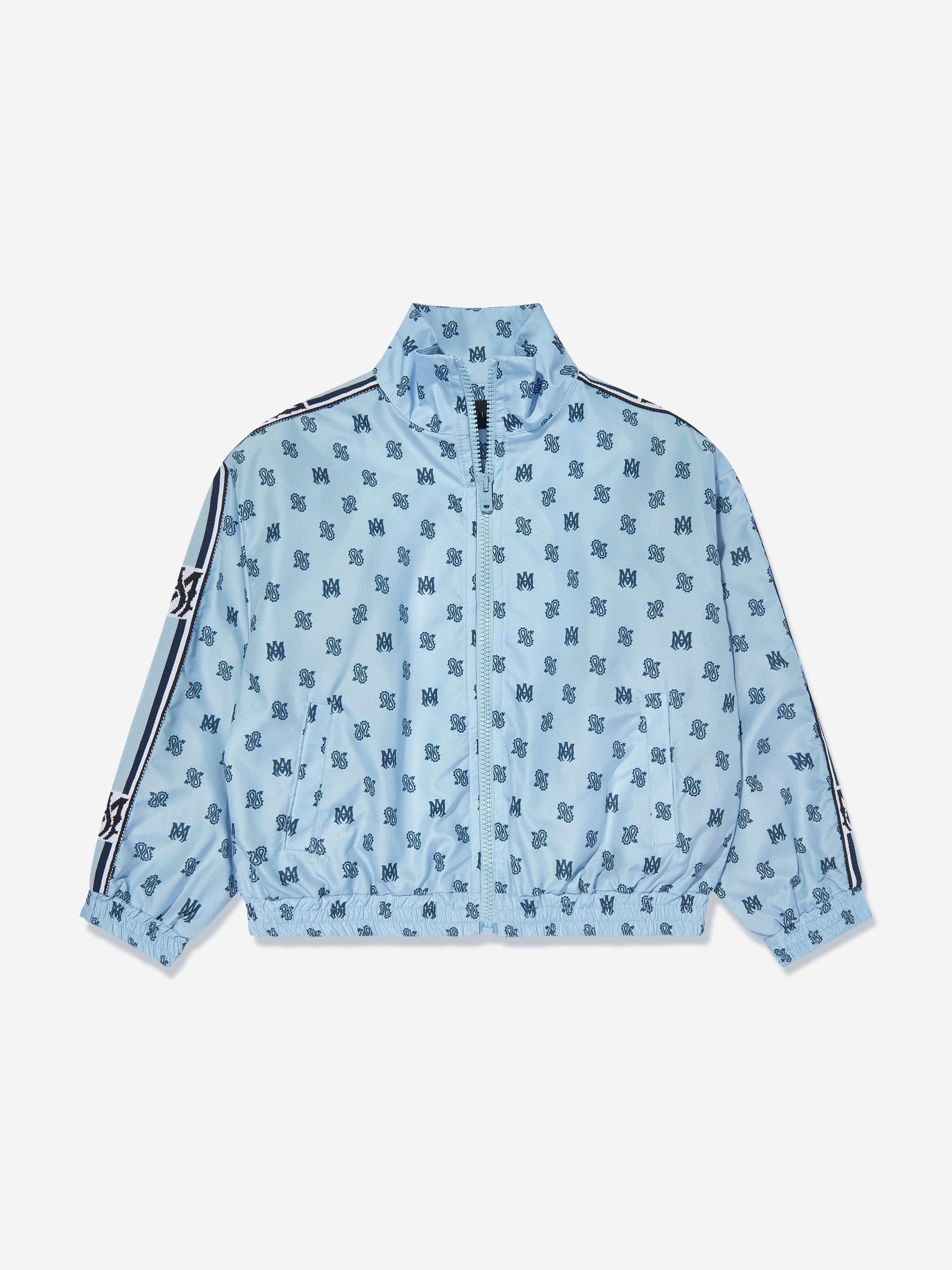 Amiri o1orln1025 KIDS Size: 6 / MA Paisley Windbreaker Jacket Blue Size US XXS / EU 40 - 1 Thumbnail