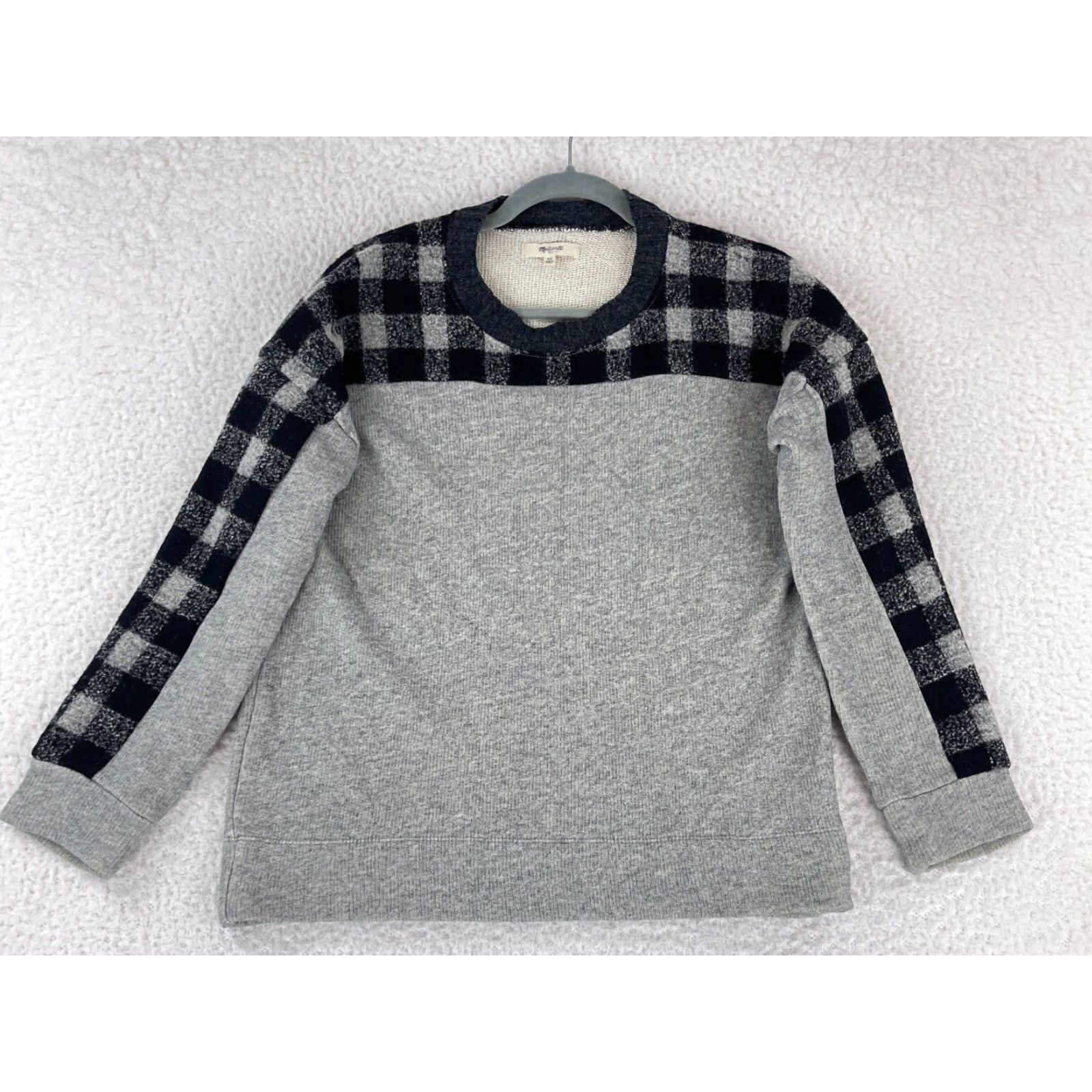 Madewell Madewell Gray Wool Pullover Sweater Womens Long Sleeve Crew Neck Size XS Size XS / US 0-2 / IT 36-38 - 2 Thumbnail