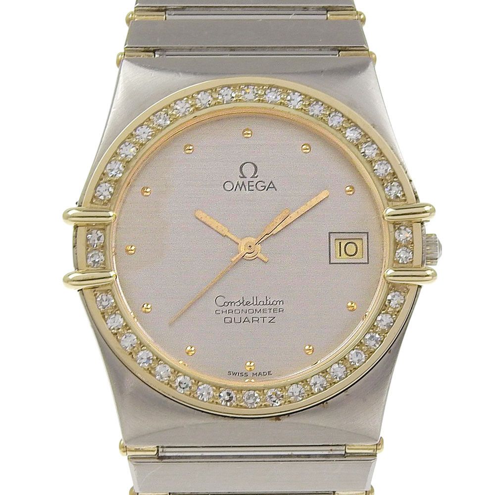 Omega Omega Omega Constellation Stainless Steel Watch Metal Quartz DUTY FREE for USA Size ONE SIZE - 1 Thumbnail
