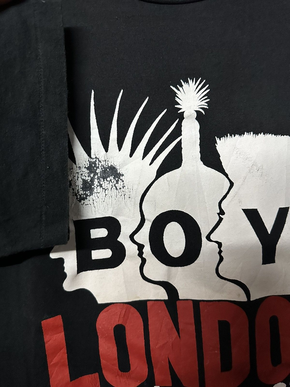 Boy London × Seditionaries × Vintage Vintage 90s Boy London Faded Tee Size US XL / EU 56 / 4 - 6 Thumbnail