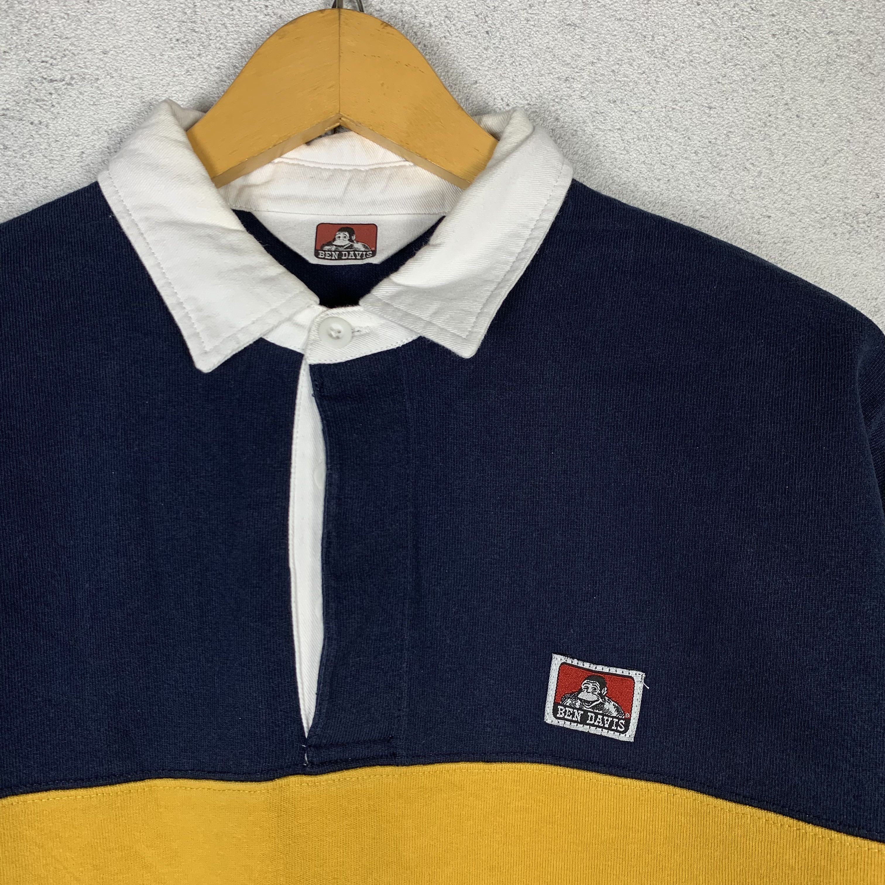 Ben Davis Ben Davis Rugby Polo Shirt Longsleeve Size US L / EU 52-54 / 3 - 4 Thumbnail