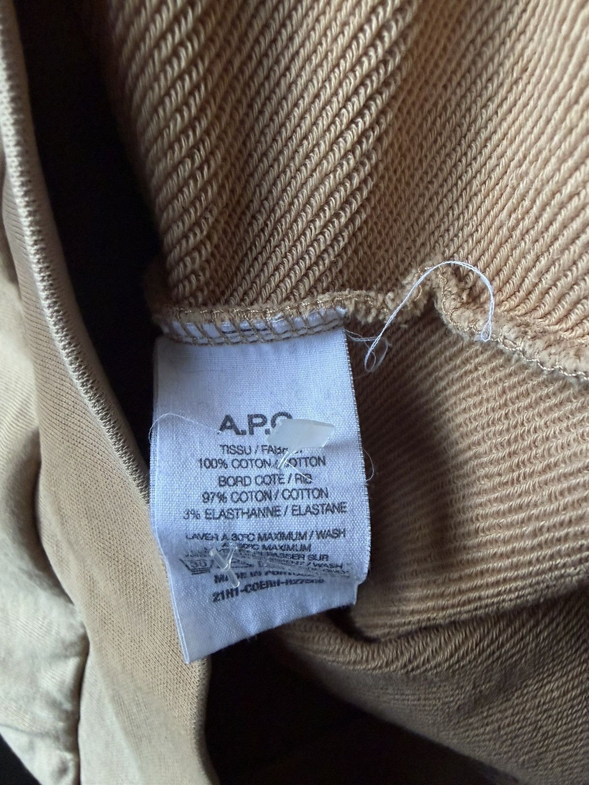A.P.C. A.P.C. Crew Neck Logo Sweatshirt Size S Size US S / EU 44-46 / 1 - 5 Thumbnail