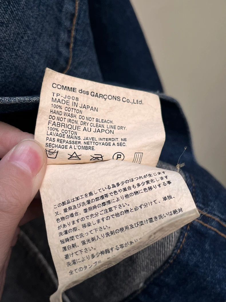 Comme des Garcons Comme Des Garcons Cropped Half Arc Denim Top Size S / US 4 / IT 40 - 7 Thumbnail