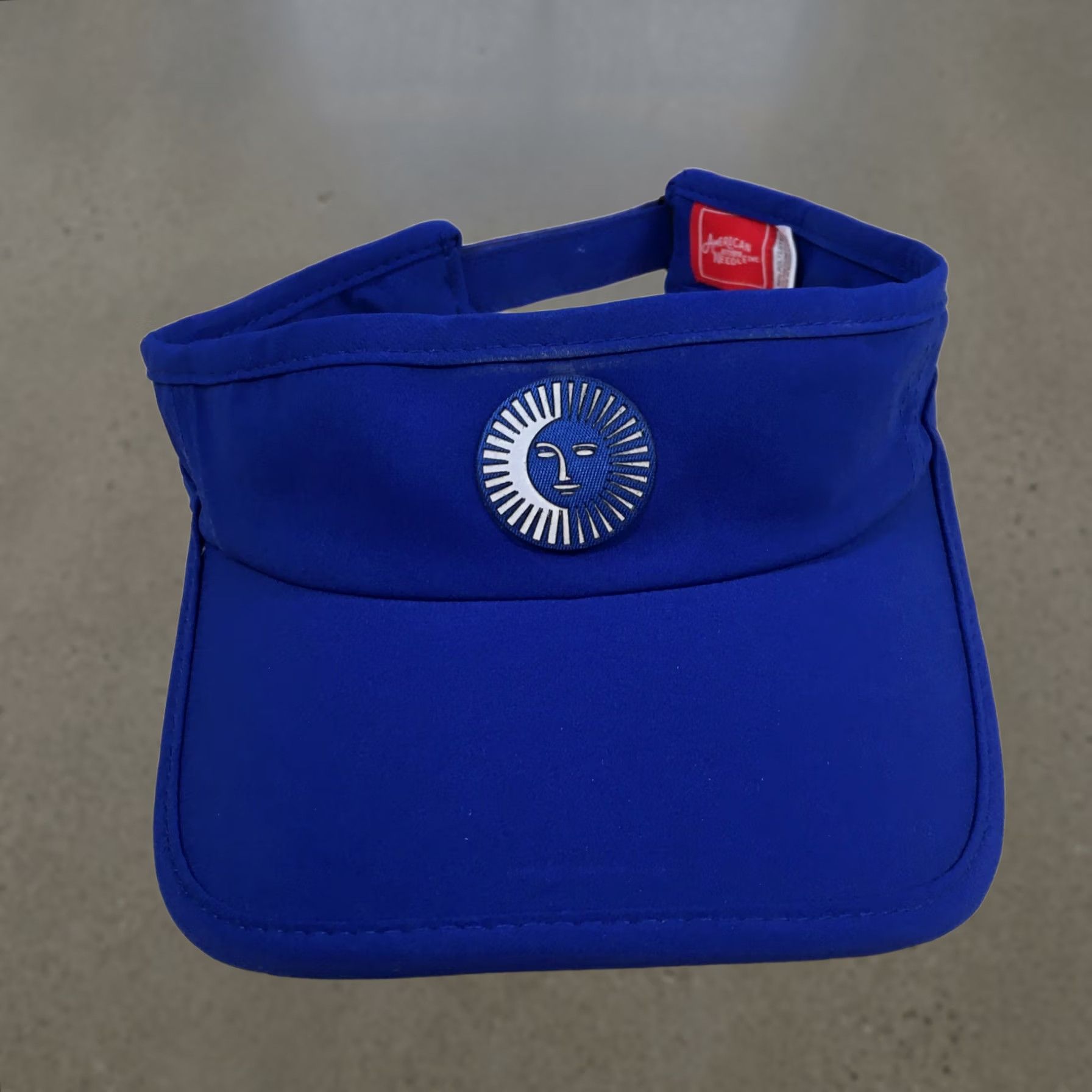 American Needle American Needle Visor Cap Hat Summer Sun Patch Logo Mens One Size Royal Blue Size ONE SIZE - 1 Thumbnail