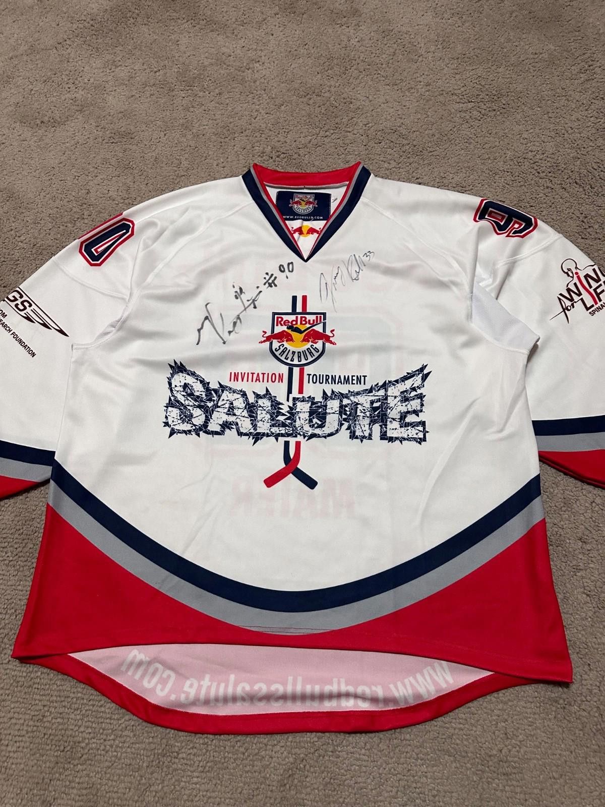Reebok EC Red Bull Salzburg #90 MAIER Ice Hockey Jersey Shirt XXL Size US XXL / EU 58 / 5 - 3 Thumbnail