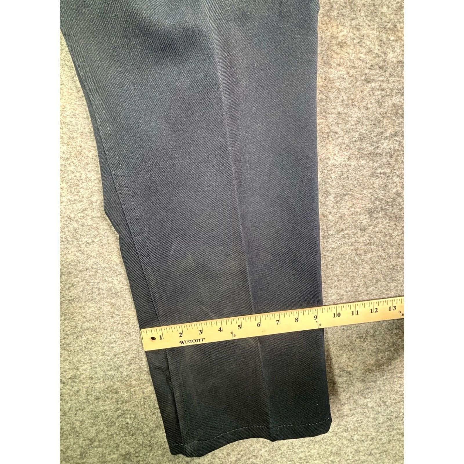 Levi's VINTAGE Levi's 517 Bootscut Pants Mens 90s Blue Polyester Dacron Sz 38x32 Western Trims Pockets Highlighted 90s Theme Mens Size US 38 / EU 54 - 7 Thumbnail
