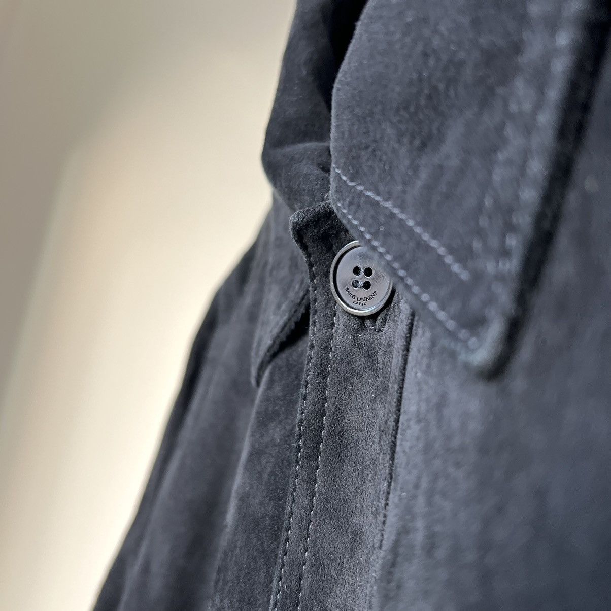 Saint Laurent Paris Saint Laurent Suede Jacket 52 Size US L / EU 52-54 / 3 - 4 Thumbnail