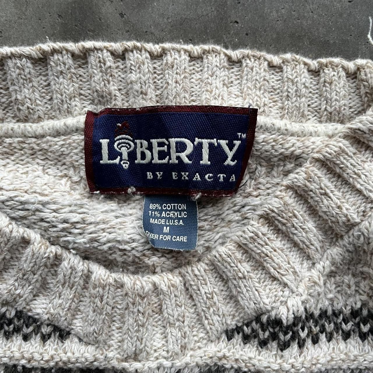 Other Men's White/Gray Pattern Knit Sweater Size US L / EU 52-54 / 3 - 5 Thumbnail